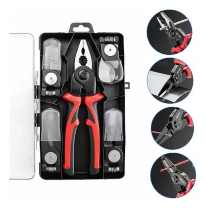 Set De Alicates  intercambiables  5 En 1  "ULTRA SOLVER "