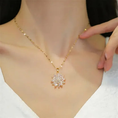 Amuleto collar Girasol 🌼 Energy Luxur 💆‍♀️ (Activa y limpia tu energía 100%)  +ESTUCHÉ DE LUJO