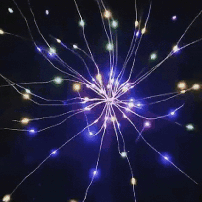 Kit x 2 Luces solares fuegos artificiales 🎆 LIGHTMax (Resistentes al agua)