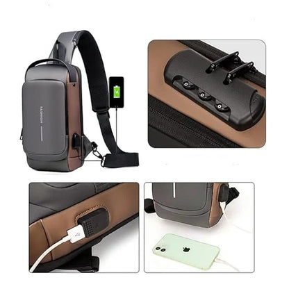 Bolso Bandolera Seguridad Plus con USB