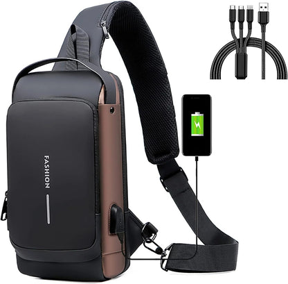 Bolso Bandolera Seguridad Plus con USB