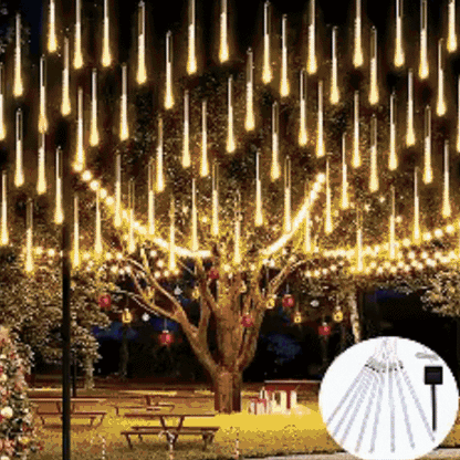 Luces  Solares  Meteoro  "Star Rain"  (4 mts )