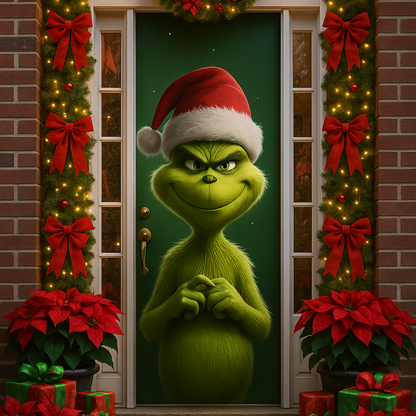 Funda  Puerta Navideña  (Adaptable a cualquier Diseño de  Puerta )