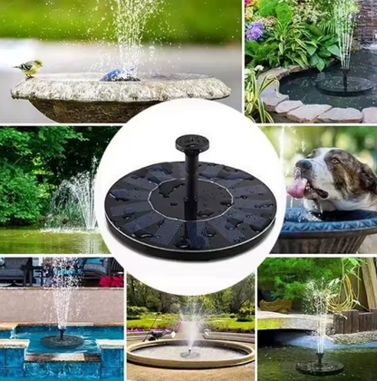 Fuente De Agua  Solar " OASIS  MAGIC" ⛲️( Incluye 5 tipo de chorros )