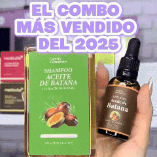 Combo Shampoo  acelerador de crecimiento 🍃BATANA OIL 💆‍♀️ (GRATIS Aceite reparación intensivo Batana)