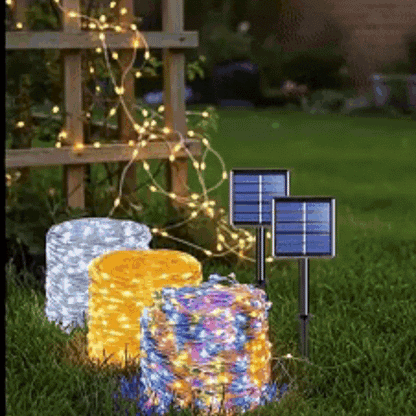 Guirnalda Solar ✨" Luz de Hadas 🌞"   ( 50 mts)