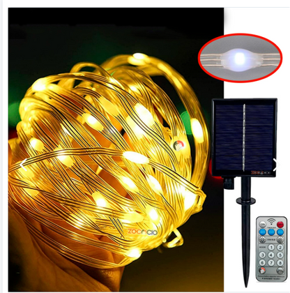 Guirnalda Solar ✨" Luz de Hadas 🌞"   ( 50 mts)
