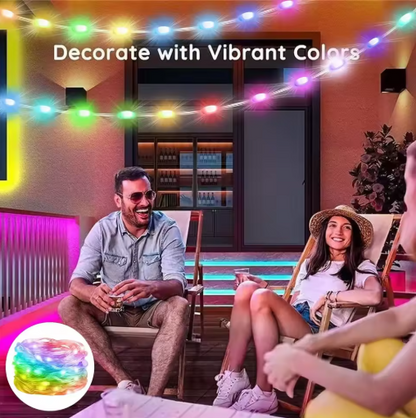 Guirnalda Solar ✨" Luz de Hadas 🌞"   ( 50 mts)