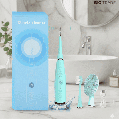 Cepillo Quita Sarro Dental Sonic Pro 3 en 1 (Escalador dental, Cepillo, Limpiador de lengua)