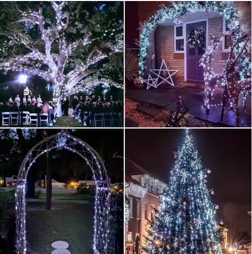 Guirnalda Solar ✨" Luz de Hadas 🌞"   ( 50 mts)