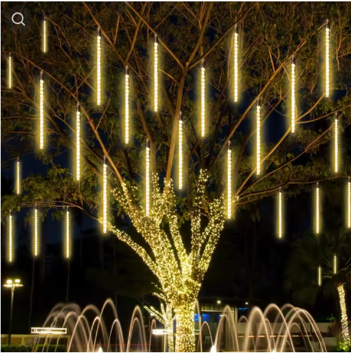Luces  Solares  Meteoro  "Star Rain"  (4 mts )