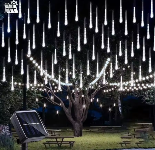 Luces  Solares  Meteoro  "Star Rain"  (4 mts )