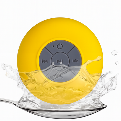 Parlante Bluetooth con ventosa  "AquaBeat" (Resistente al Agua,)