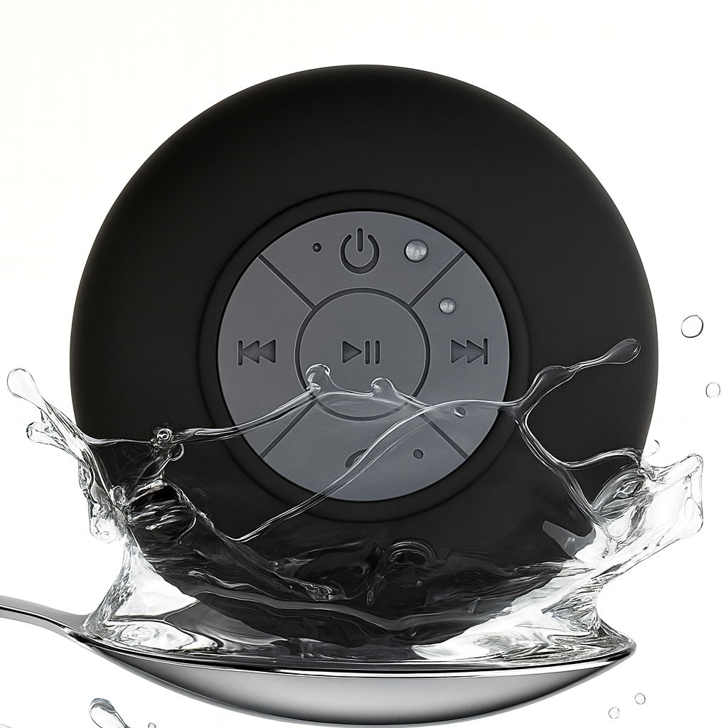 Parlante Bluetooth con ventosa  "AquaBeat" (Resistente al Agua,)