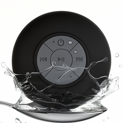 Parlante Bluetooth con ventosa  "AquaBeat" (Resistente al Agua,)